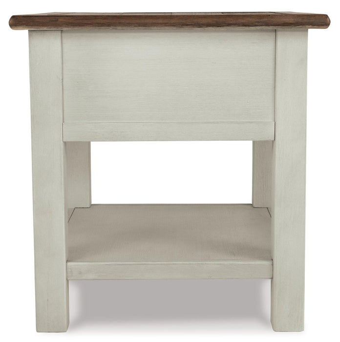 Bolanburg Chairside End Table with USB Ports & Outlets