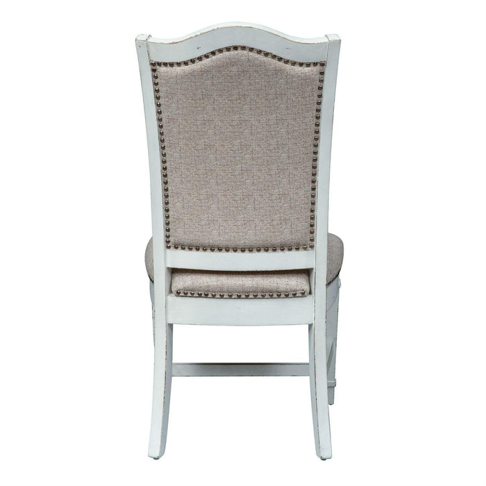 Liberty Furniture Abbey Park Upholstered Side Chair (RTA) in Antique White (Set of 2) - Furniture Max (Falls Church,VA) *