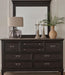 Liberty Furniture Allyson Park 8 Drawer Dresser in Wirebrushed Black Forest - Furniture Max (Falls Church,VA) *