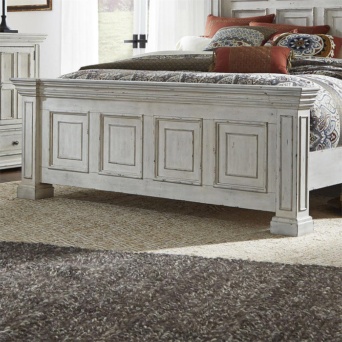 Liberty Furniture Big Valley Queen Panel Bed in Whitestone - Furniture Max (Falls Church,VA) *