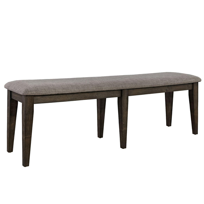 Liberty Furniture Double Bridge Bench (RTA) in Dark Chestnut - Furniture Max (Falls Church,VA) *