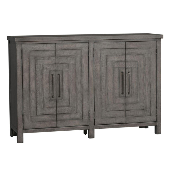 Liberty Furniture Modern Farmhouse Buffet in Dusty Charcoal