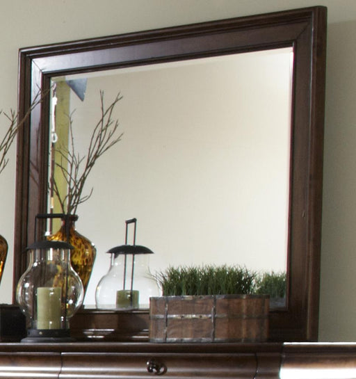 Liberty Furniture Rustic Traditions Landscape Mirror in Rustic Cherry - Furniture Max (Falls Church,VA) *