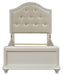 Liberty Furniture Stardust Full Panel Bed in Iridescent White - Furniture Max (Falls Church,VA) *