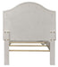 Liberty Furniture Stardust Full Panel Bed in Iridescent White - Furniture Max (Falls Church,VA) *