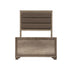 Liberty Furniture Sun Valley Twin Upholstered Bed in Sandstone - Furniture Max (Falls Church,VA) *