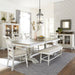 Liberty Furniture Whitney Trestle Table in Weathered Gray - Furniture Max (Falls Church,VA) *