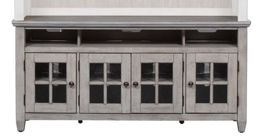 Liberty Heartland 66" Entertainment Center with Piers in Antique White - Furniture Max (Falls Church,VA) *