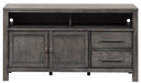 Liberty Modern Farmhouse 56" Entertainment Center with Piers in Dusty Charcoal - Furniture Max (Falls Church,VA) *