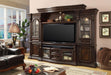 Parker House Bella 4pc Entertainment Estate Wall in Dark Almond - Furniture Max (Falls Church,VA) *