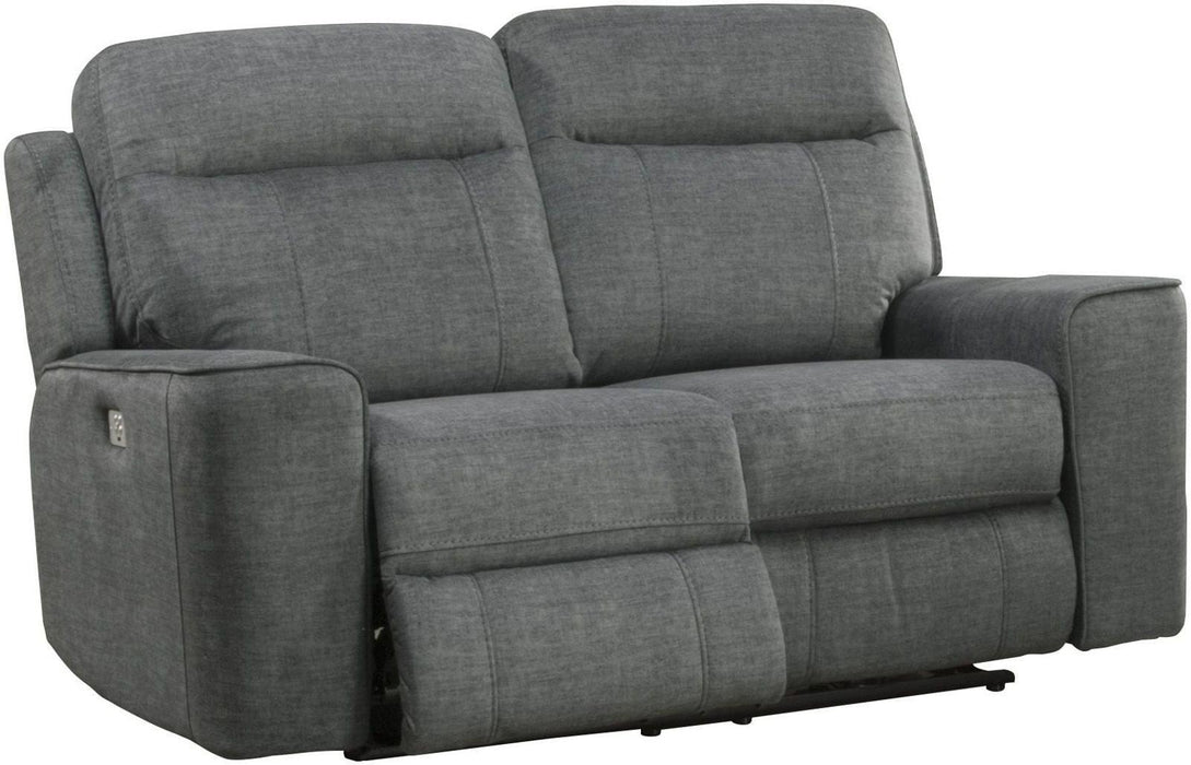 Parker House Parthenon Loveseat Dual Power with USB and Power Headrest in Titanium - Furniture Max (Falls Church,VA) *