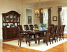 Steve Silver Antoinette Pedestal Dining Table in Brown Cherry - Furniture Max (Falls Church,VA) *
