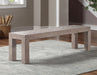 Steve Silver Auckland Reclaimed Wood Bench in Weathered Grey - Furniture Max (Falls Church,VA) *