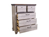 Steve Silver Bear Creek 5 Drawer Chest in White Smoke - Furniture Max (Falls Church,VA) *