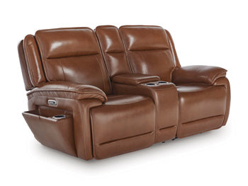 Healy Pier Power Reclining Loveseat with Console