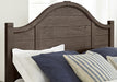 Vaughan-Bassett Bungalow King Arched Bed in Folkstone - Furniture Max (Falls Church,VA) *