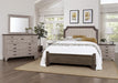 Vaughan-Bassett Bungalow King Upholstered Bed in Folkstone - Furniture Max (Falls Church,VA) *