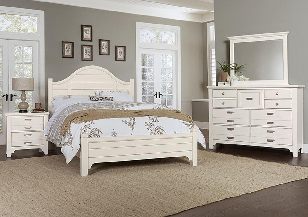 Vaughan-Bassett Bungalow Queen Arched Bed in Lattice - Furniture Max (Falls Church,VA) *