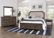 Vaughan-Bassett Bungalow Queen Upholstered Bed in Folkstone - Furniture Max (Falls Church,VA) *